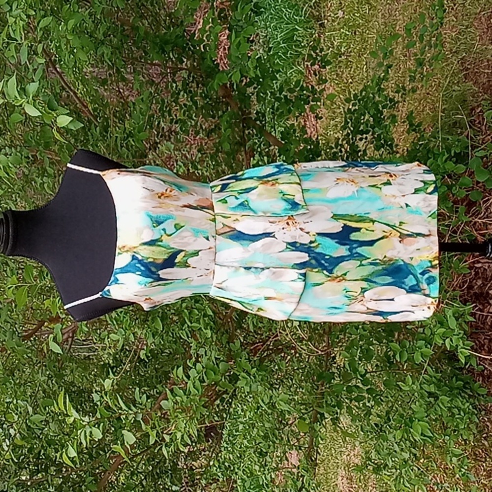 BB Dakota Floral Spaghetti Strap Dress